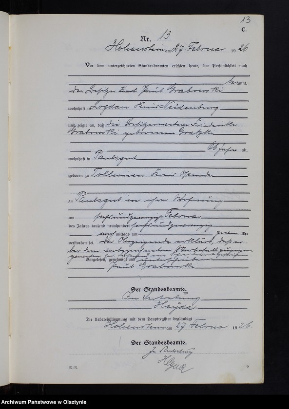 image.from.unit.number "Sterbe-Neben-Register Nr 1 - 84"