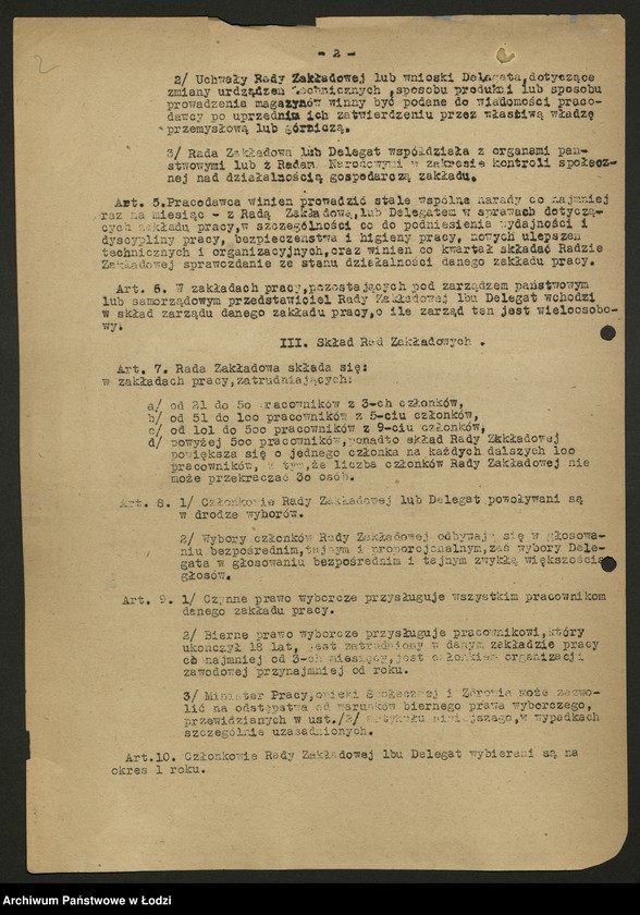 Obraz 3 z jednostki "Okólniki, uchwały i instrukcje związków zawodowych"