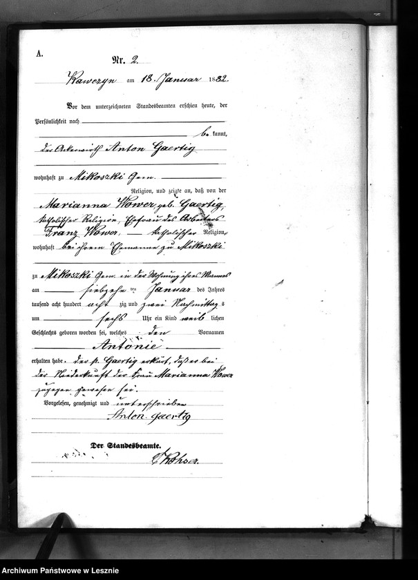 Obraz 5 z jednostki "[Księga urodzeń]"