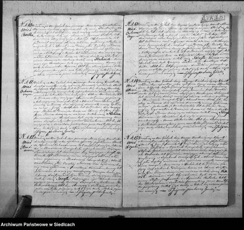 Obraz 5 z jednostki "Akta urodzin, małżeństw, zgonów"