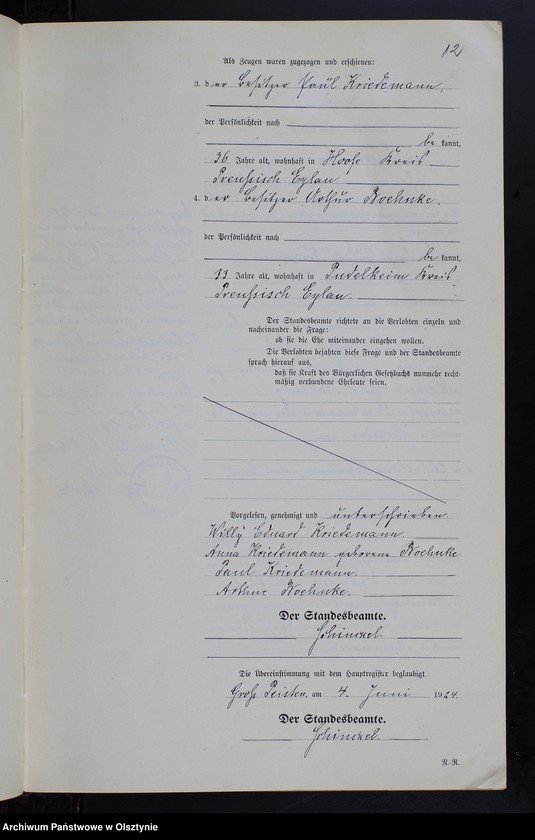 image.from.unit.number "Heiraths-Neben-Register Nr 1 - 14 [ Księga małżeństw - wtóropis ]"