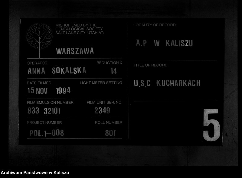 Obraz 1 z jednostki "[Księga małżeństw]"