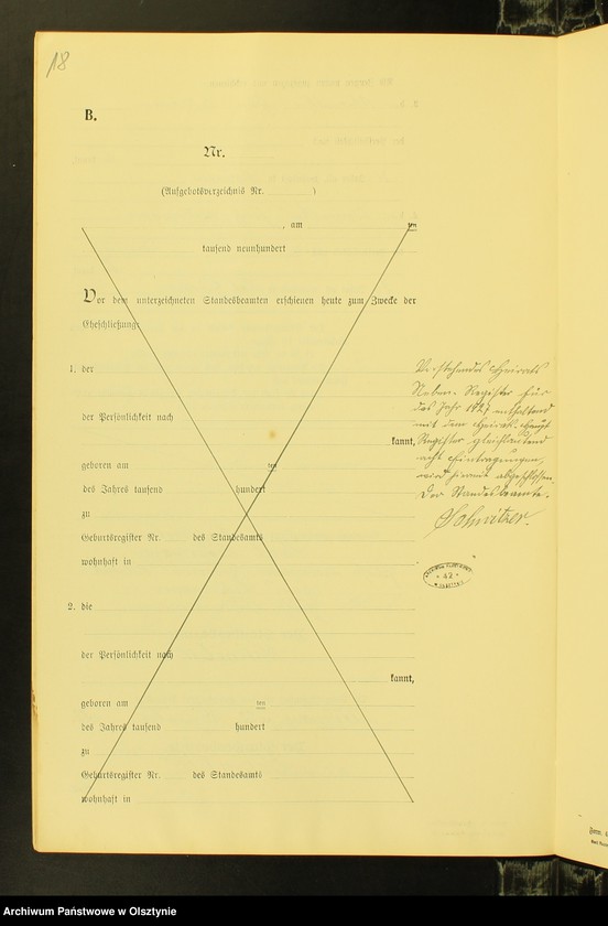 image.from.unit.number "Heiraths-Neben-Register Nr 1 - 8 [ Księga małżeństw - wtóropis ]"