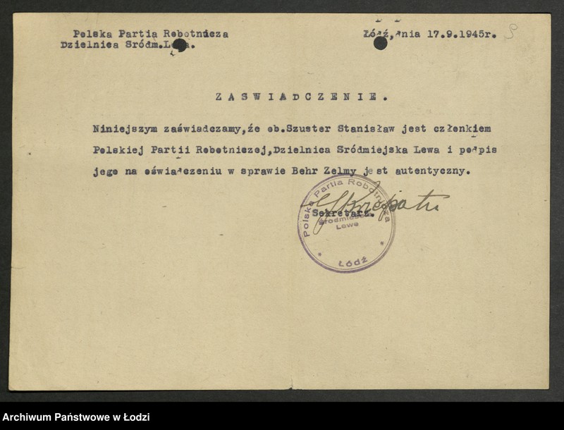 Obraz 10 z jednostki "Akta dotyczące Niemców [- podania, opinie, zaświadczenia i postanowienia Komisji]"