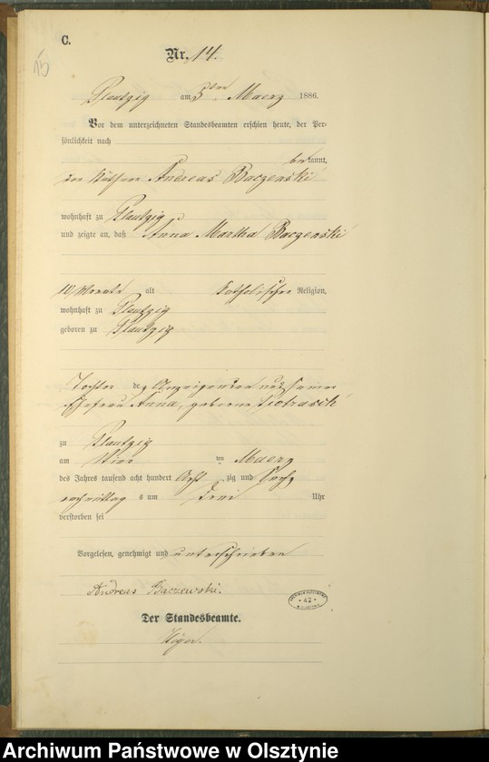 image.from.unit.number "Sterbe-Haupt-Register Nr 1 - 27"