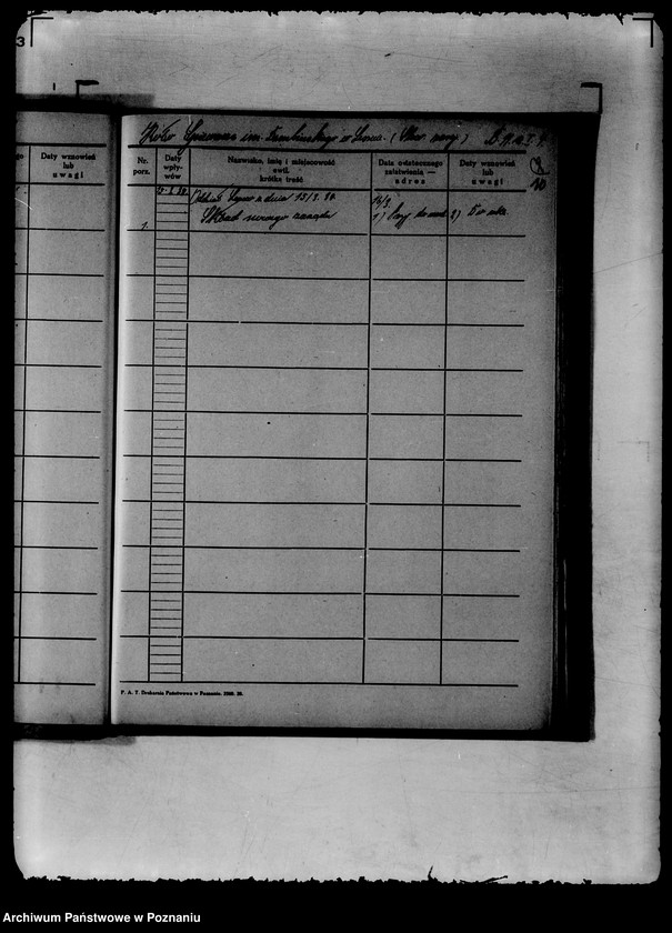 Obraz 13 z jednostki "/Spisy spraw Wydziału Społeczno-Politycznego/"