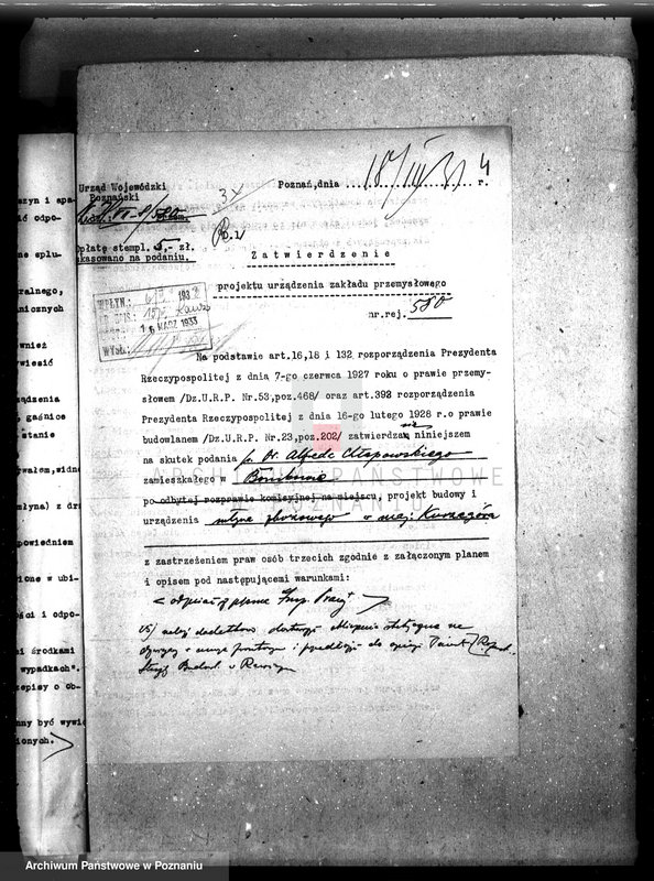 Obraz 8 z jednostki "Budowa młyna parowego w Kurzejgórze własność A. Chłapowski, pow. kościański"