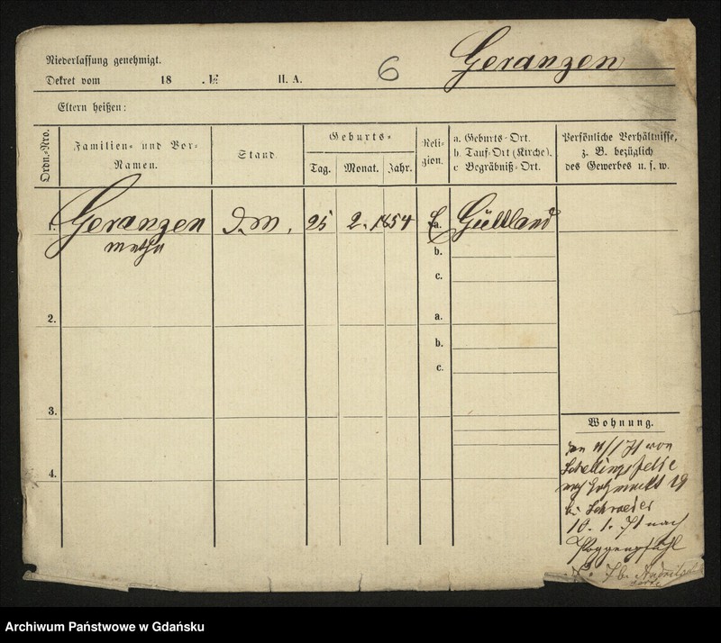 image.from.unit.number "Karty meldunkowe: Gerade - Gerguss"