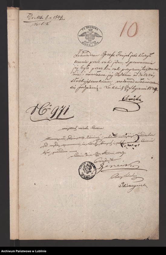 image.from.unit.number "Alegaty do księgi urodzeń, małżeństw i zgonów z 1858 r."