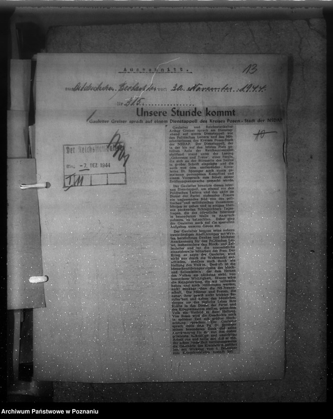 Obraz 17 z jednostki "Wycinki prasowe dotyczące Kraju Warty"