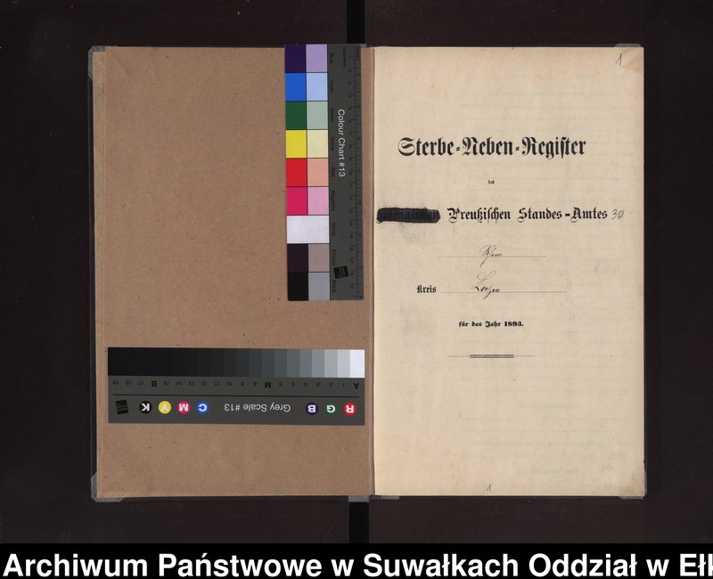 image.from.unit.number "Sterbe-Neben-Register des Preussischen Standes-Amtes Rhein Kreis Loetzen"