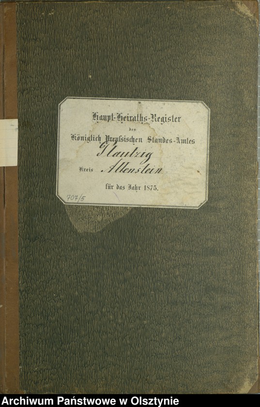 image.from.unit.number "Haupt-Heiraths-Register Nr 1 - 7"