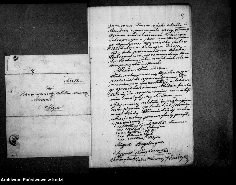 Obraz 10 z jednostki "Akta tyczące się ustanowienia opieki nad nieletnimi po zmarłym Józefie Witt mianowicie Johanną córką, Józefem synem i Franciszką córką"