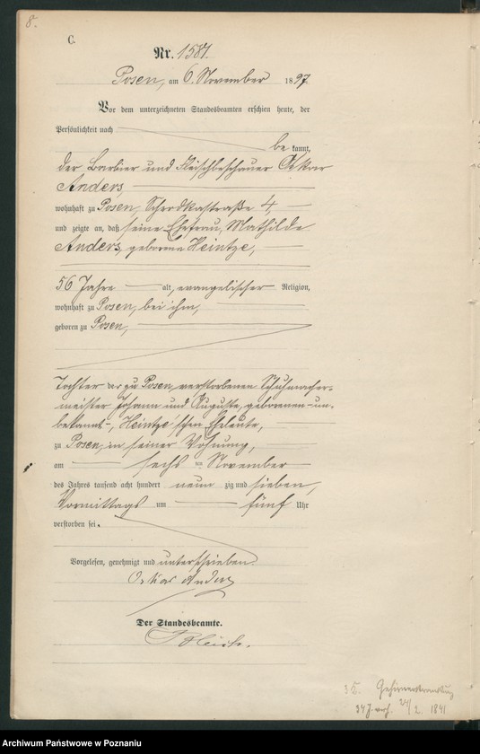 Obraz 11 z jednostki "Księga zgonów t. IV"