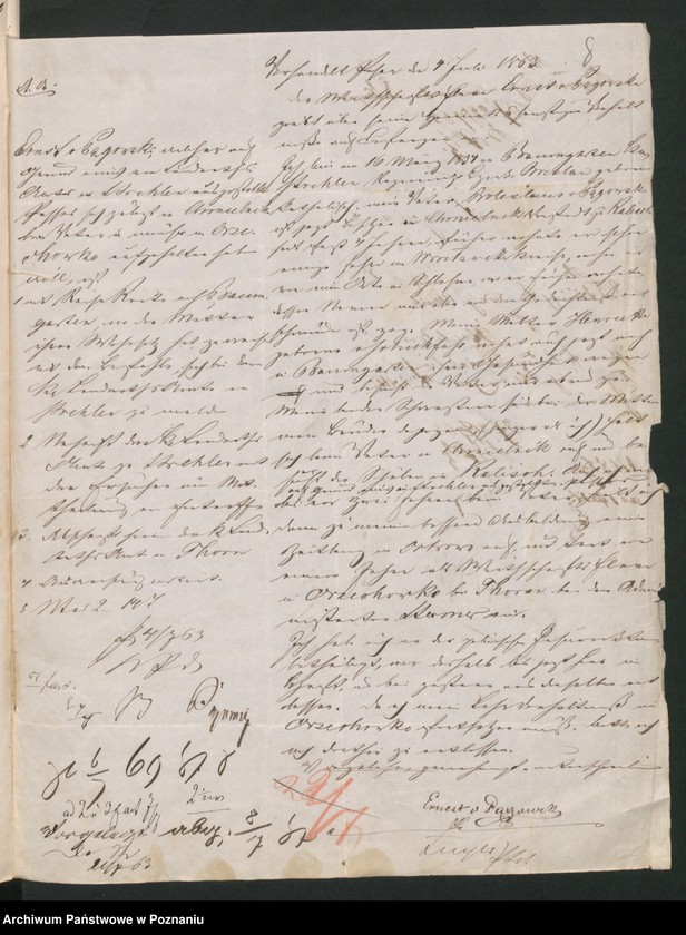 Obraz 12 z jednostki "A. betr. Severin Ernst, Zenon, Wladislaus von Pągowski"