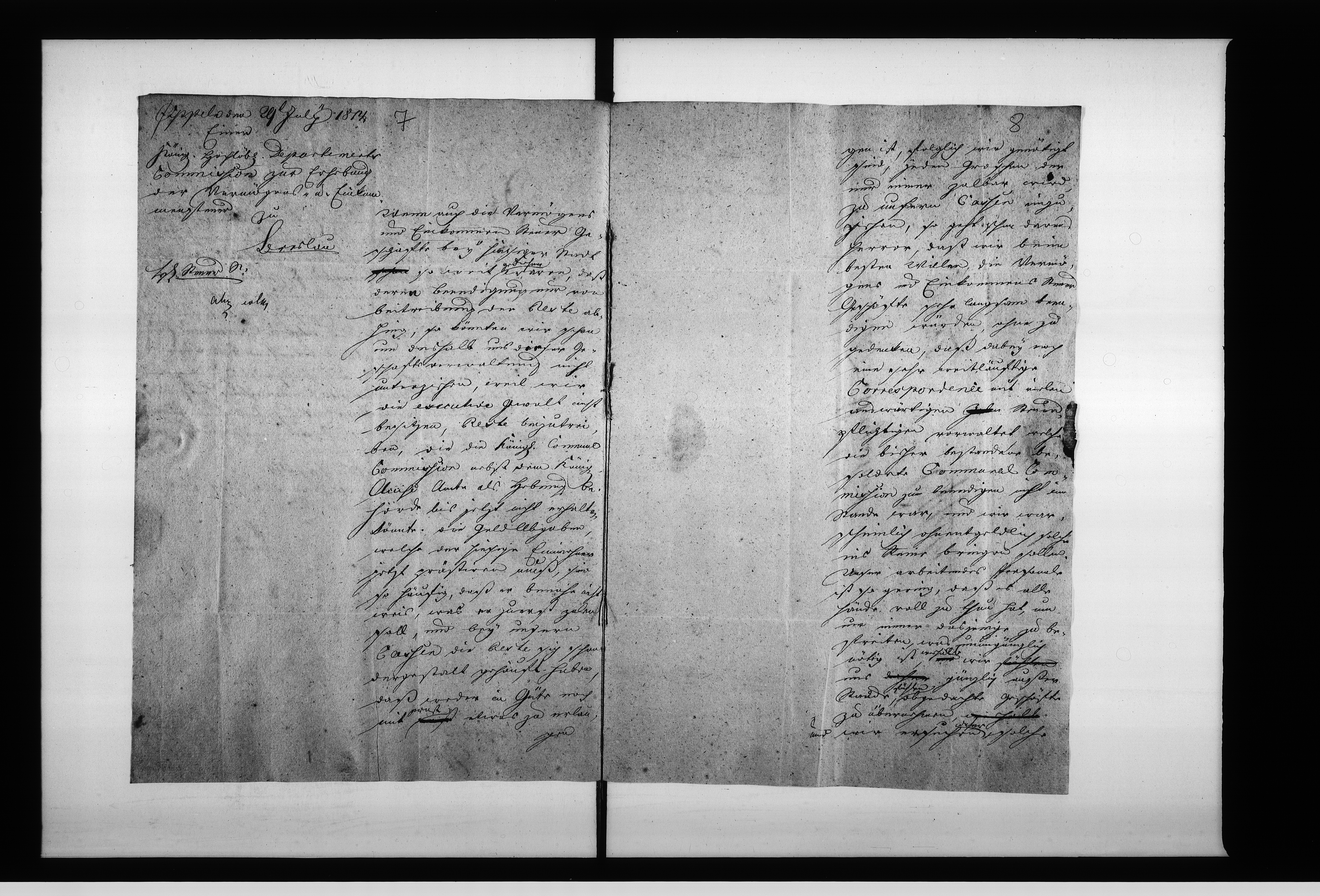 Obraz 12 z jednostki "Acta Generaliades Magistrats zu Oppeln von Beytreibung der Vermögens und Einkommens Steuer-Reste bey der Stadt Oppeln Vol. I de anno 1814"