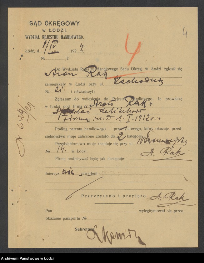 Obraz 6 z jednostki "Aron Rak- sprzedaż cukierków, czekolady i towarów kolonialnych"