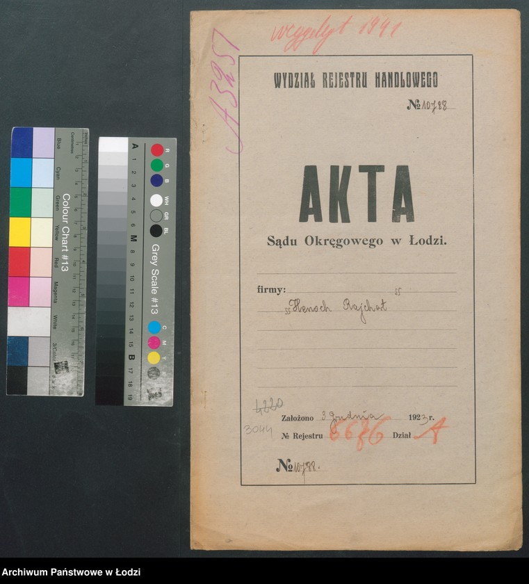 Obraz 2 z jednostki "Henoch Rajchert- skręcalnia nici"