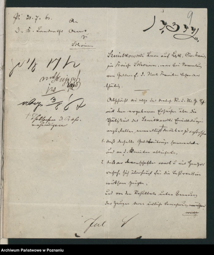 Obraz 15 z jednostki "A. betr. den Gutsbesitzer Leon Szmitkowski"