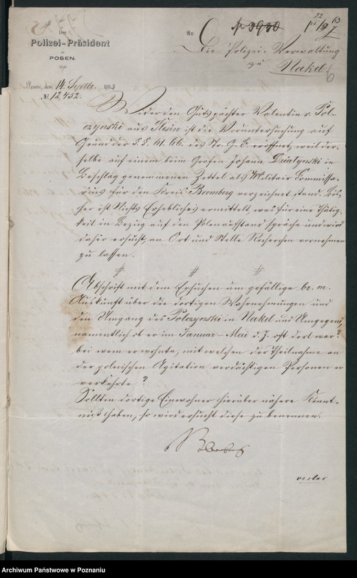 Obraz 10 z jednostki "A. betr. Valentin von Połczyński aus Ślesin auch Marzell Połczyński"