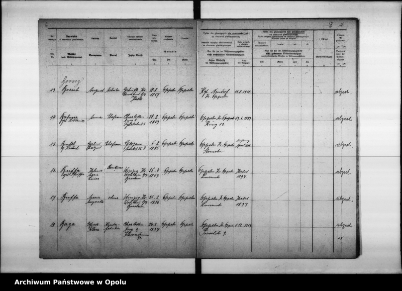 Obraz 8 z jednostki "Wahllokal: Altes Kreisgericht Krakauerstr[asse] 32"