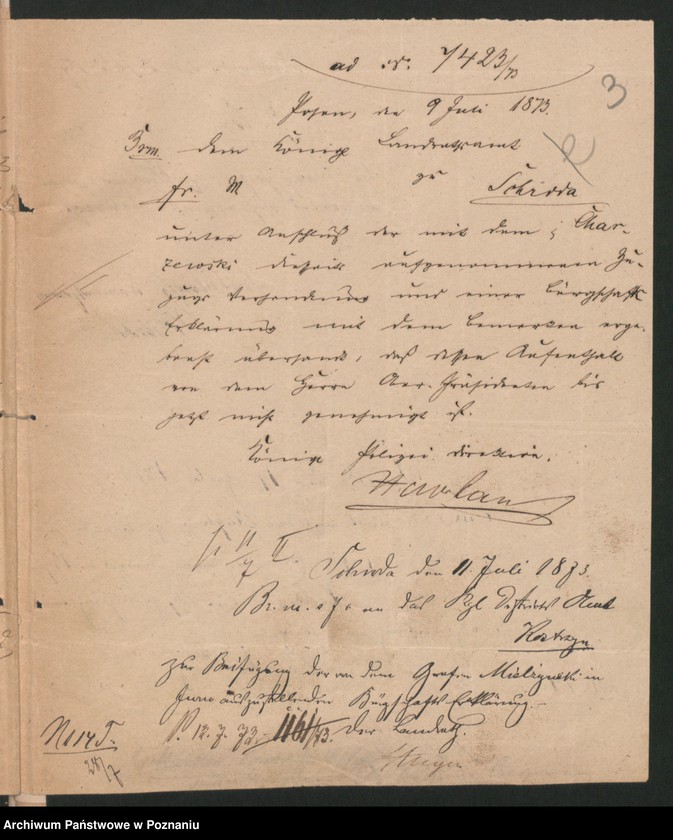 Obraz 6 z jednostki "A. betr. August Charczewski, Rechnungsführer in Iwno"