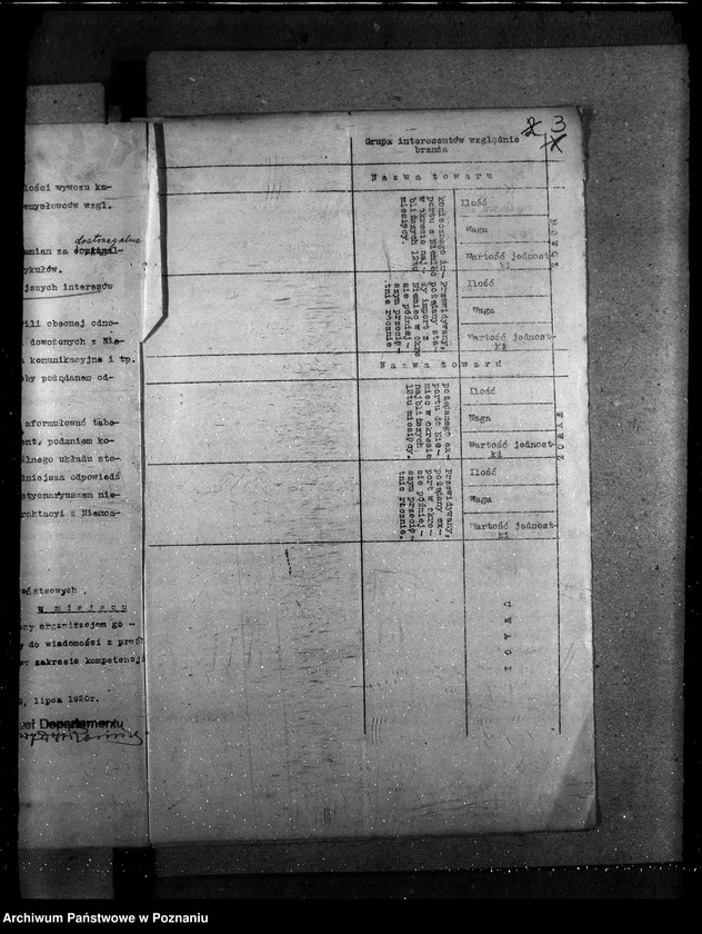 Obraz 7 z jednostki "Sprawy szczegółowo-administracyjne Gospodarcza umowa z Niemcami"