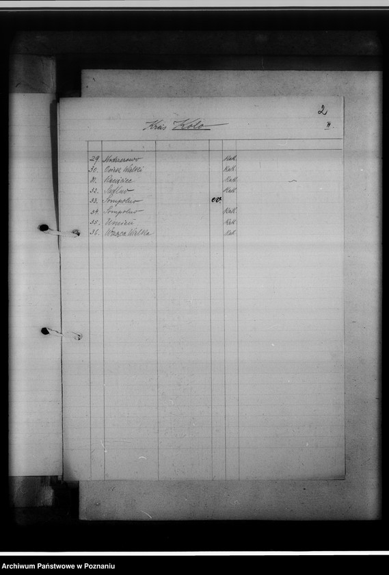 Obraz 6 z jednostki "Einziehungsprotokolle [ksiąg kościelnych] Kreis Warthbrücken [powiat kolski]"