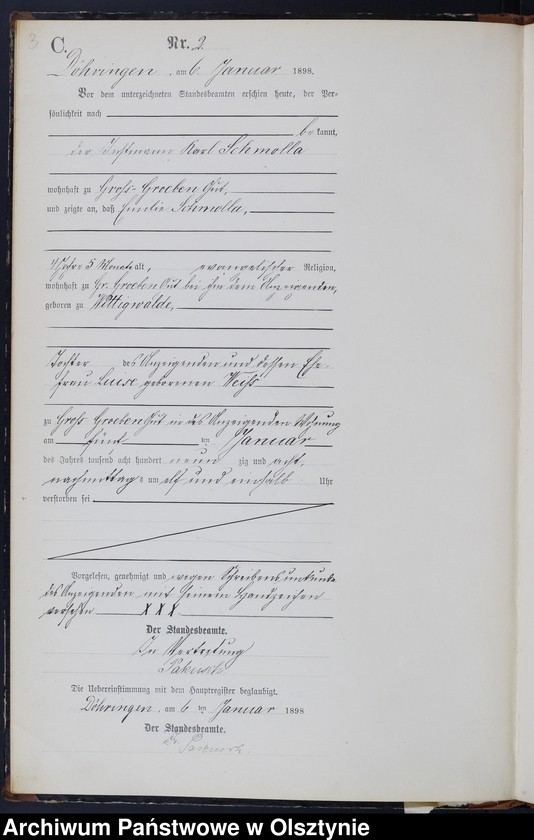 image.from.unit.number "Sterbe-Neben-Register Nr 1 - 43"