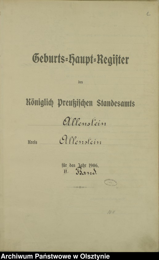 image.from.unit.number "Geburts-Haupt-Register Tom II, Nr 398-778"