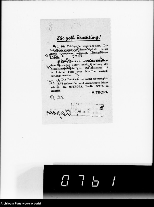 Obraz 12 z jednostki "4. Kassenbelege von nr 627- 846"