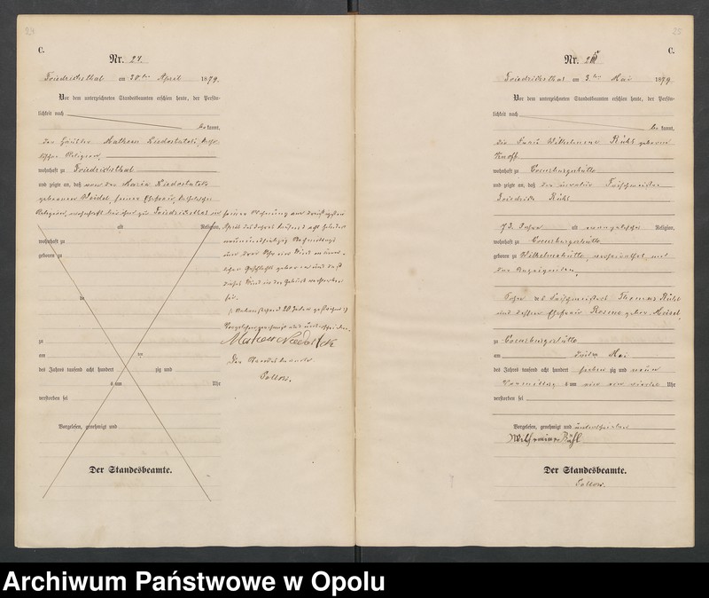 image.from.unit.number "Sterbe-Haupt-Register des Standesamts Alt Budkowitz pro 1879"