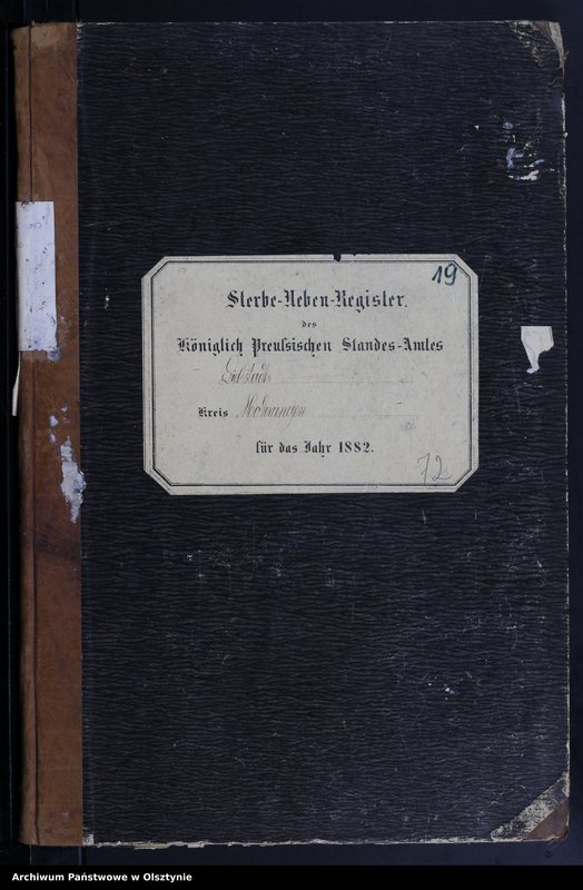 image.from.unit.number "Sterbe-Neben-Register Nr 1 - 71"