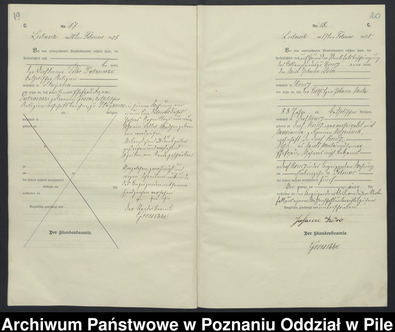 Obraz 13 z jednostki "Księga zgonów"