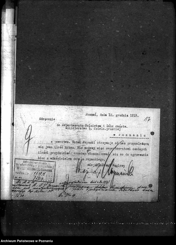 Obraz 20 z jednostki "Sprawy gospodarcze-ogólne Opał departamentu"