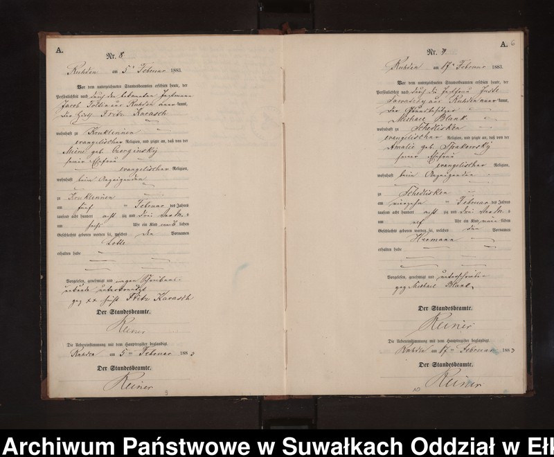 image.from.unit.number "Geburts-Neben-Register des Preussischen Standes-Amtes Stasswinnen Kreis Loetzen"