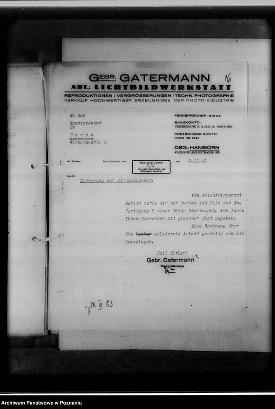 Obraz 20 z jednostki "Allgemeiner Schriftverkehr"