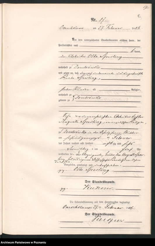 Obraz 20 z jednostki "Księga zgonów"