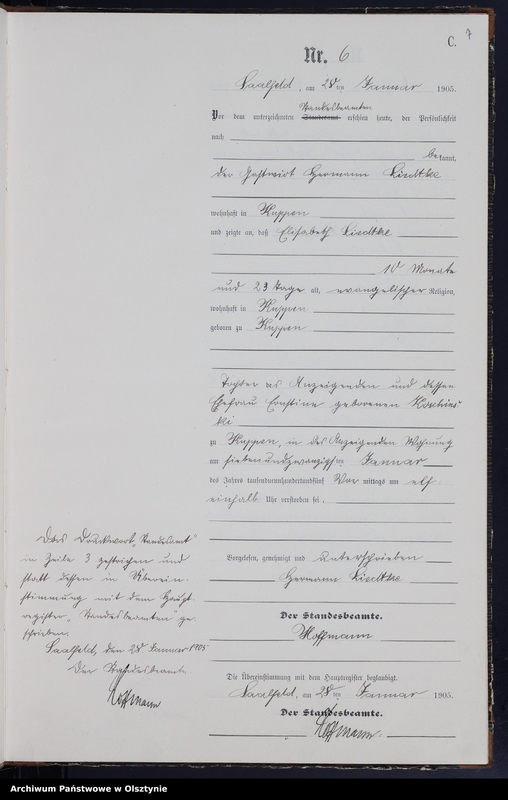 image.from.unit.number "Sterbe-Neben-Register Nr 1 - 47"