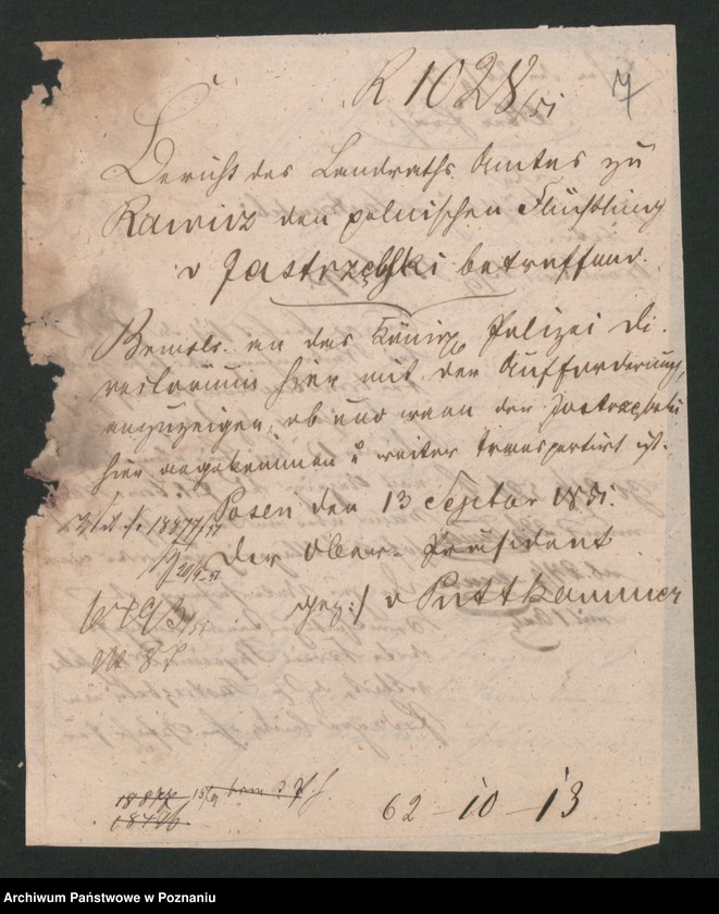 Obraz 12 z jednostki "A. betr. Johann von Jastrzębski, Geistlicher"