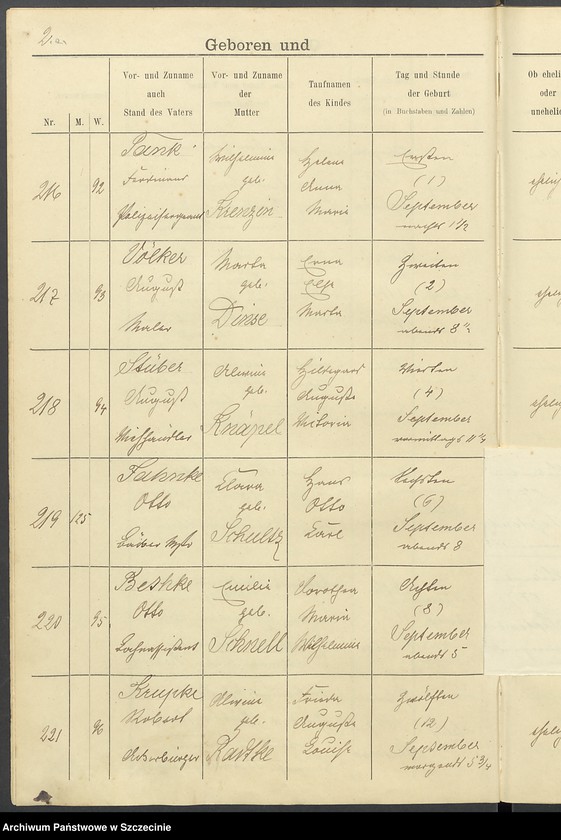 image.from.unit.number "Taufregister Gollnow. St. Katharinen-Kirchengemeinde."