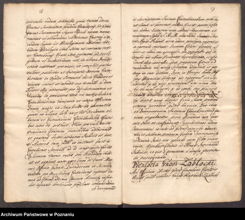 Obraz 14 z jednostki "Acta spectabilis officii consularis civitatis SR.Mtis Posnaniae ...sub notariatu Stanislai Gąsawski SR.Mtis secretari ac officii praesentis notarii"