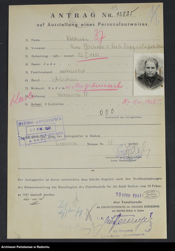 image.from.unit.number "[Wnioski o wydanie dowodów osobistych oraz nie odebrane dowody Kaltman - Karpenkopf]"