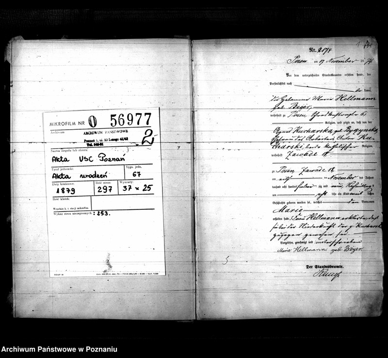 Obraz 3 z jednostki "Księga urodzeń t. V"