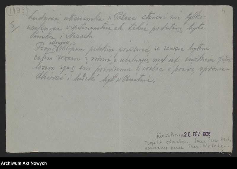 image.from.unit.number "Zjazd w Morges. Komunikaty, projekt oświadczenia I. J. Paderewskiego (rękopis W. Witosa), uchwała"