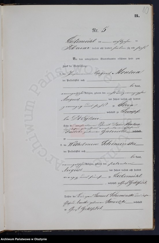 image.from.unit.number "Heiraths-Neben-Register Nr 1 - 28"