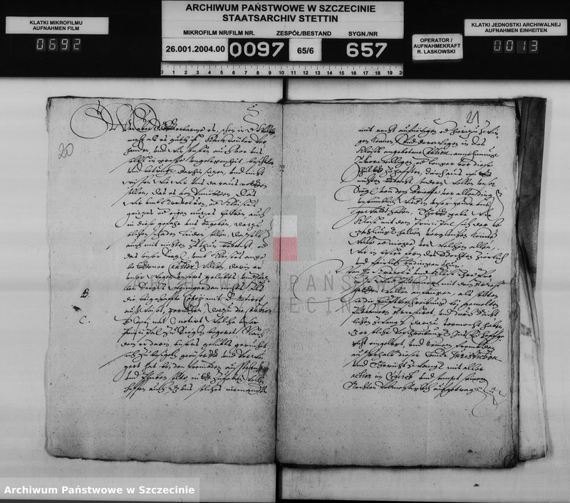 Obraz 14 z jednostki "Paul v. Glasenapp zu Pollnow und Manow / Martin v. Kleist zu Dargen: Bürgschaftsschuld [für Joachim v. Puttkamer zu Poberow]."