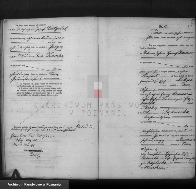 Obraz 14 z jednostki "Księga małżeństw t. I"