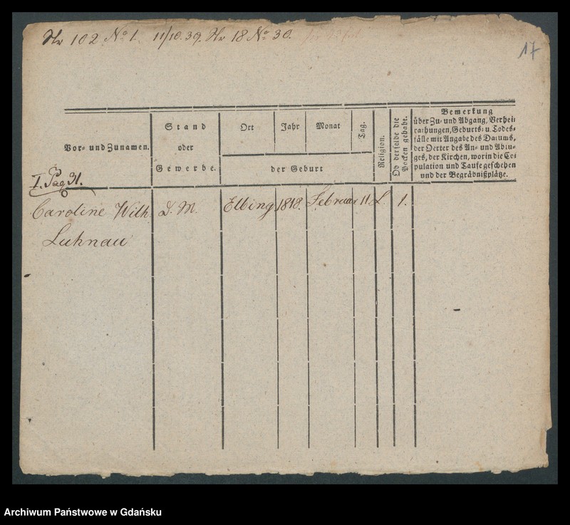 image.from.unit.number "Karty meldunkowe: Lugan - Lunk"