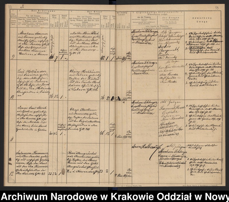 Obraz 11 z jednostki "Księga małżeństw"